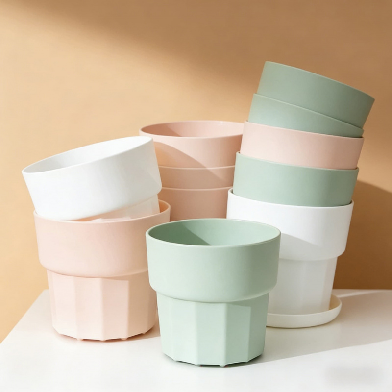 Aloe Vera Pot - Maceta de Resina Plástica Gruesa Irrompible