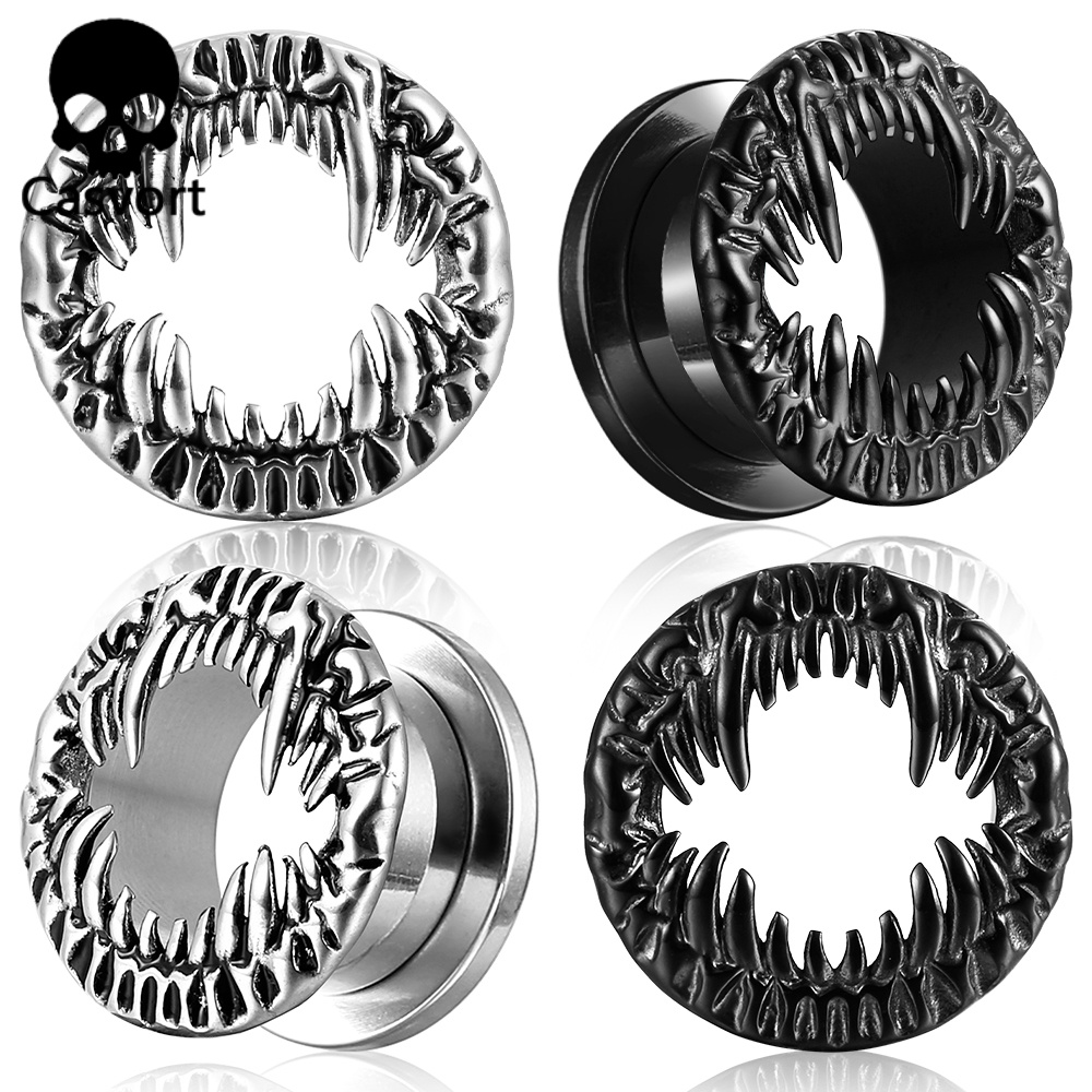 Casvort 2PCS Túneles para Orej - Monstera Adansonii reseña y precio