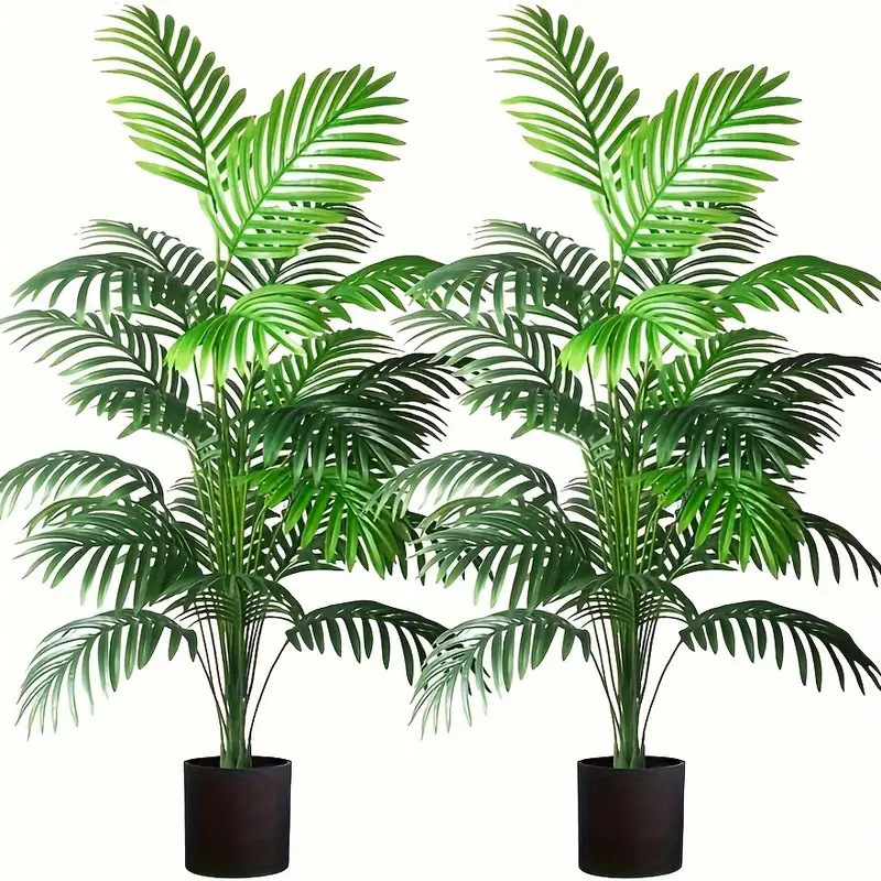 24 hojas de plantas artificial - Monstera Adansonii reseña y precio